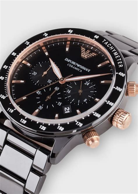 emporio chronograph watch.